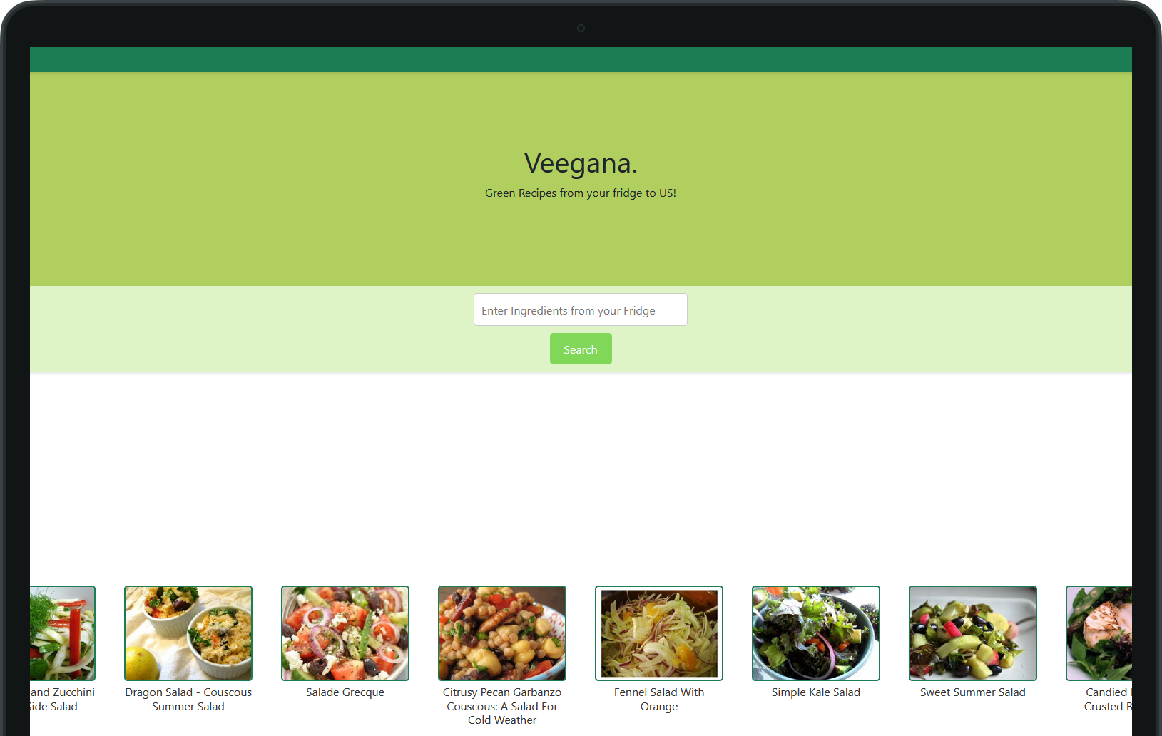 Vegan Recipe Finder